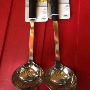 LOT of 2 T-Fal Stainless Steel Ladles